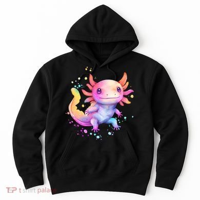 Axolotl Animal Pop Art Cute Axolotl Lover 2 Hoodie