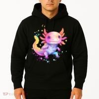 Axolotl Animal Pop Art Cute Axolotl Lover 2 Hoodie thumb 2