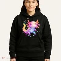 Axolotl Animal Pop Art Cute Axolotl Lover 2 Hoodie thumb 5