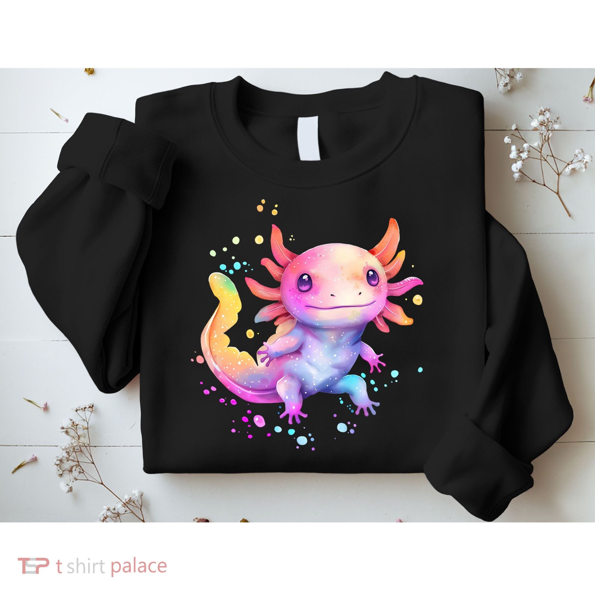 Axolotl Animal Pop Art Cute Axolotl Lover 2 Sweatshirt