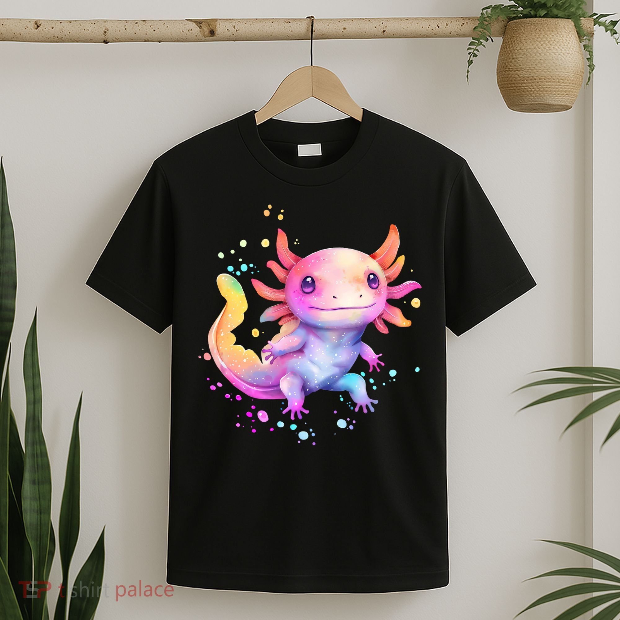 Axolotl Animal Pop Art Cute Axolotl Lover 2 T-Shirt