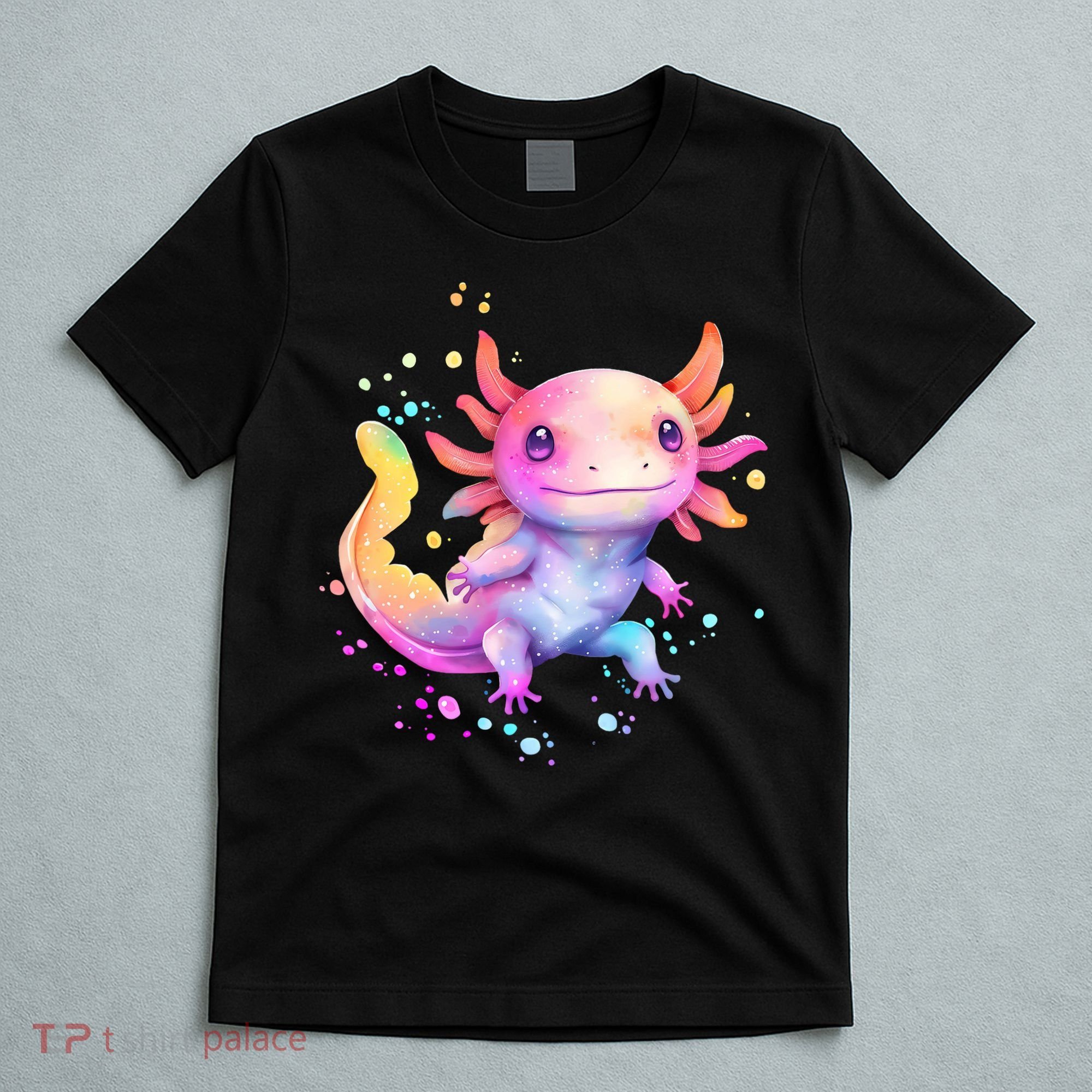 Axolotl Animal Pop Art Cute Axolotl Lover 2 T-Shirt