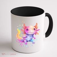 Axolotl Animal Pop Art Cute Axolotl Lover 2 Coffee Mug thumb 1