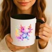 Axolotl Animal Pop Art Cute Axolotl Lover 2 Coffee Mug thumb 3