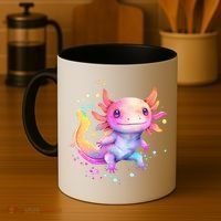 Axolotl Animal Pop Art Cute Axolotl Lover 2 Coffee Mug thumb 4