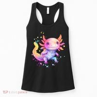 Axolotl Animal Pop Art Cute Axolotl Lover 2 Women's Tank Top thumb 0