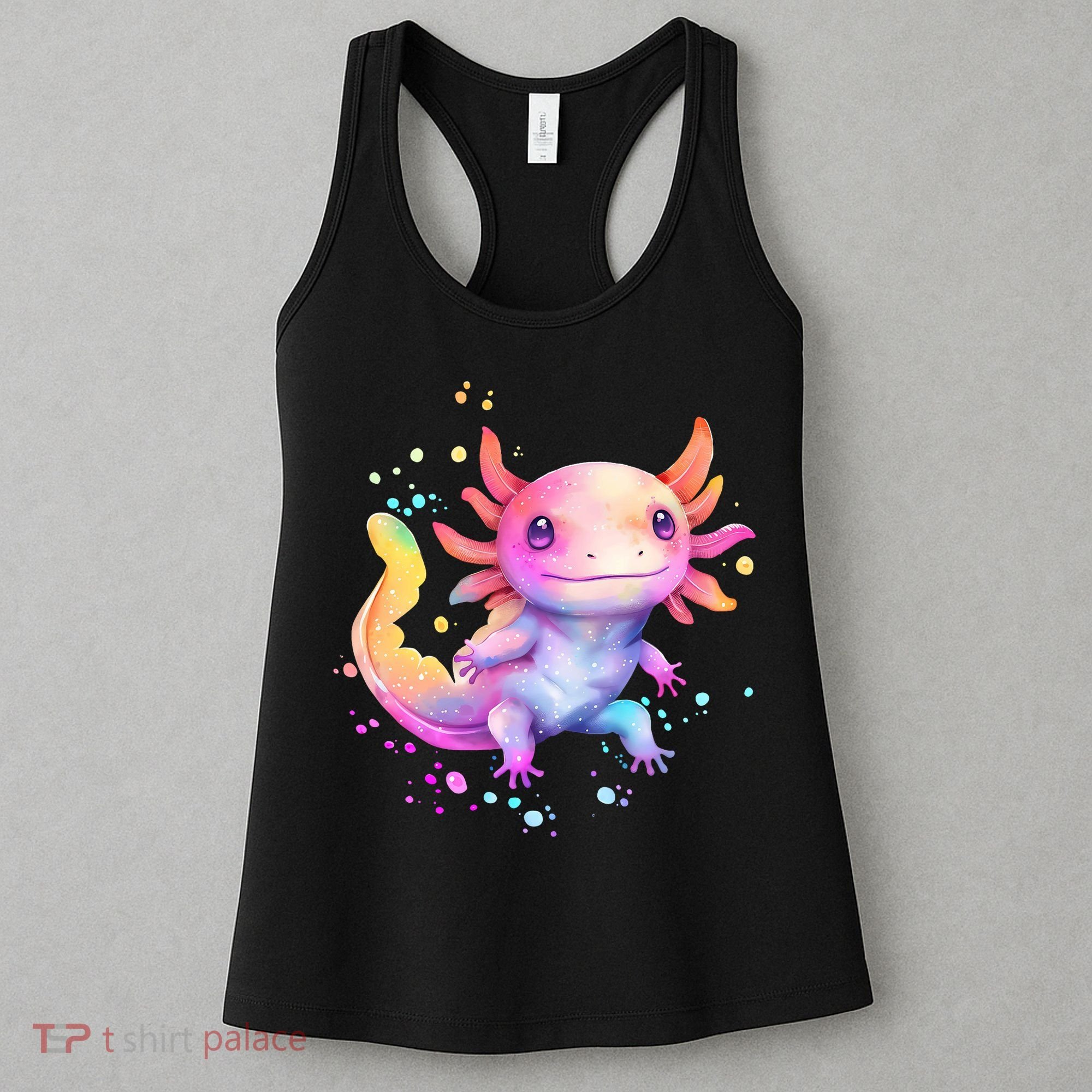 Axolotl Animal Pop Art Cute Axolotl Lover 2 Women's Tank Top
