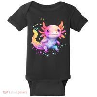 Axolotl Animal Pop Art Cute Axolotl Lover 2 Baby Bodysuit thumb 0