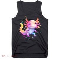 Axolotl Animal Pop Art Cute Axolotl Lover 2 Tank Top thumb 0