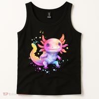 Axolotl Animal Pop Art Cute Axolotl Lover 2 Tank Top thumb 2