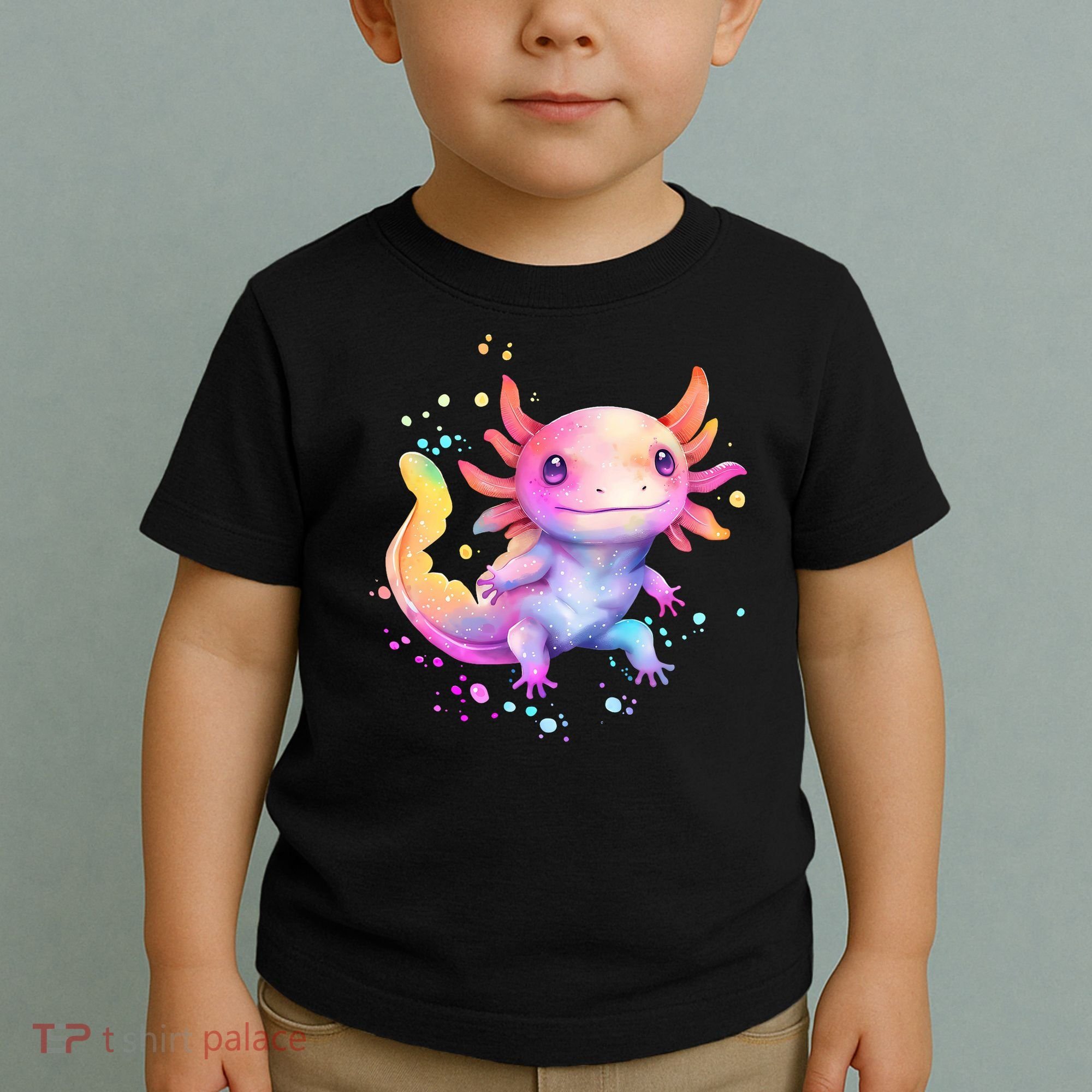 Axolotl Animal Pop Art Cute Axolotl Lover 2 Toddler T-Shirt