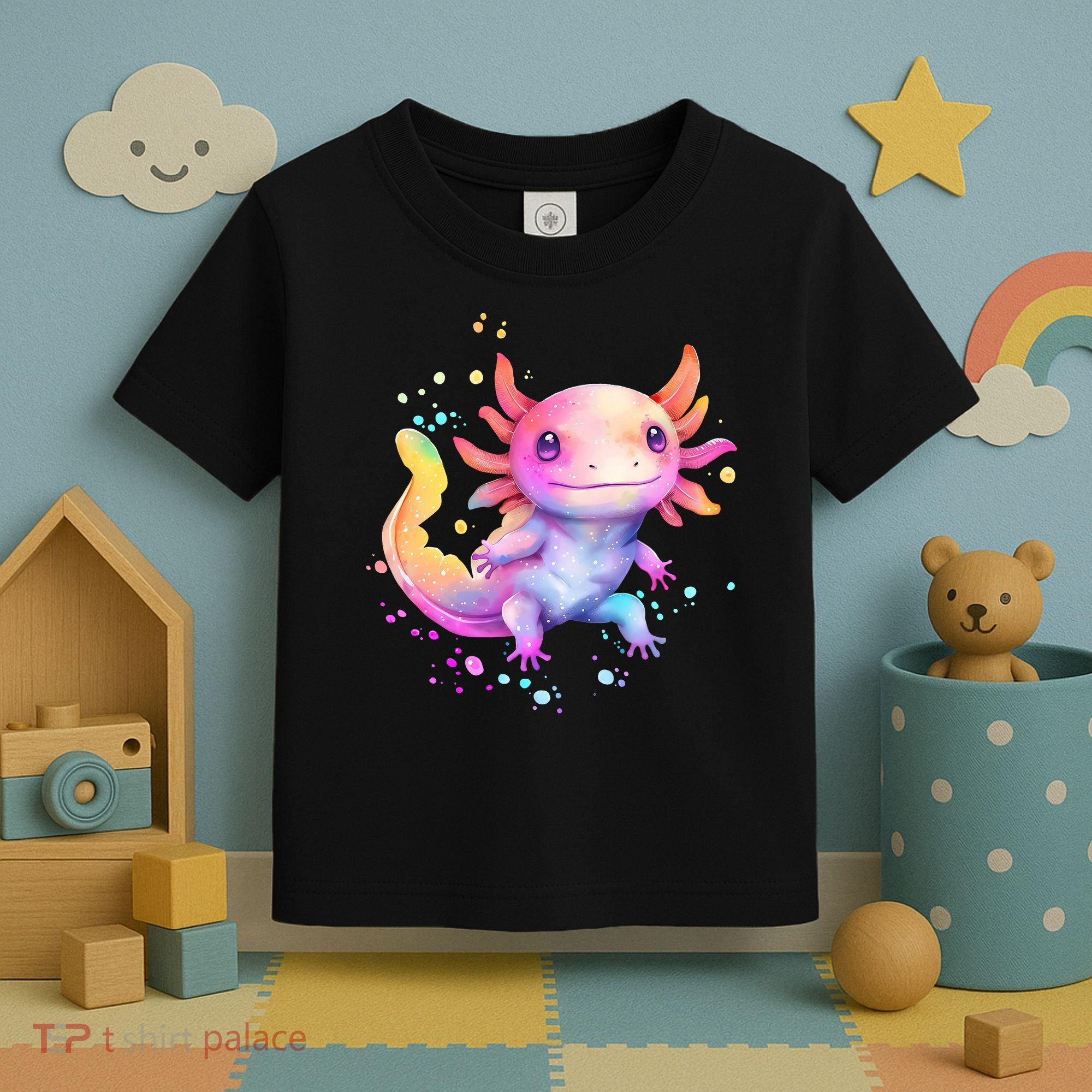 Axolotl Animal Pop Art Cute Axolotl Lover 2 Toddler T-Shirt