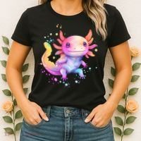 Axolotl Animal Pop Art Cute Axolotl Lover 2 Women's T-Shirt thumb 2
