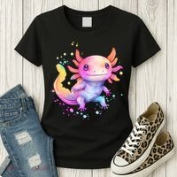 Axolotl Animal Pop Art Cute Axolotl Lover 2 Women's T-Shirt thumb 3