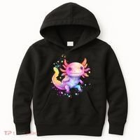 Axolotl Animal Pop Art Cute Axolotl Lover 2 Kids Hoodie thumb 0