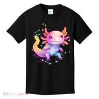 Axolotl Animal Pop Art Cute Axolotl Lover 2 Kids T-Shirt thumb 0