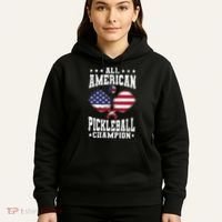 All American Pickleball Champion Patriotic Paddleball Hoodie thumb 5