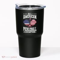 All American Pickleball Champion Patriotic Paddleball Tumbler thumb 0
