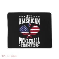 All American Pickleball Champion Patriotic Paddleball Mousepad thumb 0