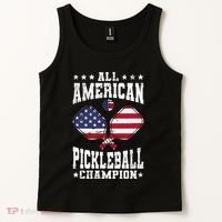 All American Pickleball Champion Patriotic Paddleball Tank Top thumb 2