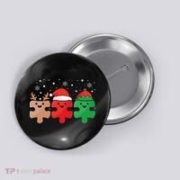 Autism Awareness Puzzle Christmas Autistic Xmas Pajama Button thumb 0