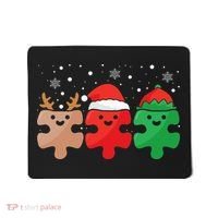 Autism Awareness Puzzle Christmas Autistic Xmas Pajama Mousepad thumb 0