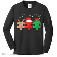 Autism Awareness Puzzle Christmas Autistic Xmas Pajama Kids Long Sleeve Shirt thumb 0