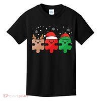 Autism Awareness Puzzle Christmas Autistic Xmas Pajama Kids T-Shirt thumb 0