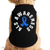 Als Awareness Pocket Wear Blue Ribbon Als Disease Support Doggie Tank thumb 0