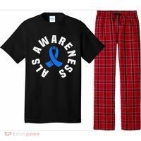 Als Awareness Pocket Wear Blue Ribbon Als Disease Support Pajama Set thumb 0
