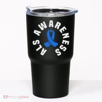Als Awareness Pocket Wear Blue Ribbon Als Disease Support Tumbler thumb 0