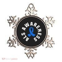 Als Awareness Pocket Wear Blue Ribbon Als Disease Support Ornament thumb 0