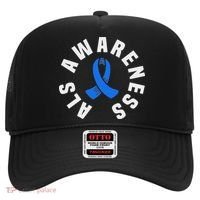 Als Awareness Pocket Wear Blue Ribbon Als Disease Support Hat thumb 0