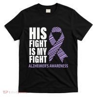 Alzheimers Awareness Purple Ribbon Dementia Mom Dad Grandpa T-Shirt thumb 0