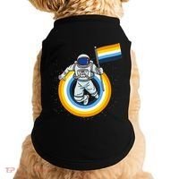 Astronaut Aroace Pride Flag Doggie Tank thumb 0