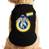 Astronaut Aroace Pride Flag Doggie Tank thumb 0