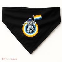 Astronaut Aroace Pride Flag USA-Made Doggie Bandana thumb 0
