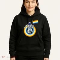 Astronaut Aroace Pride Flag Hoodie thumb 5