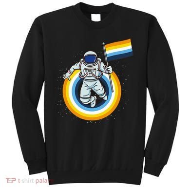 Astronaut Aroace Pride Flag Sweatshirt