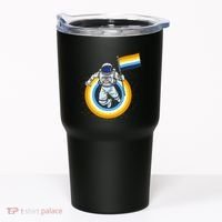 Astronaut Aroace Pride Flag Tumbler thumb 0