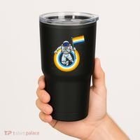 Astronaut Aroace Pride Flag Tumbler thumb 2