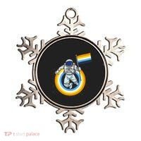 Astronaut Aroace Pride Flag Ornament thumb 0