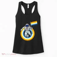 Astronaut Aroace Pride Flag Women's Tank Top thumb 0