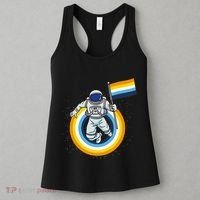 Astronaut Aroace Pride Flag Women's Tank Top thumb 3