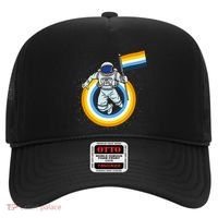 Astronaut Aroace Pride Flag Hat thumb 0