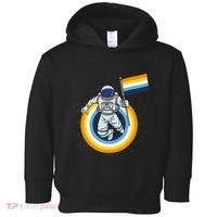 Astronaut Aroace Pride Flag Toddler Hoodie thumb 0