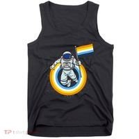 Astronaut Aroace Pride Flag Tank Top thumb 0