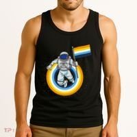Astronaut Aroace Pride Flag Tank Top thumb 3