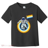 Astronaut Aroace Pride Flag Toddler T-Shirt thumb 0