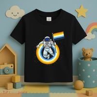 Astronaut Aroace Pride Flag Toddler T-Shirt thumb 3